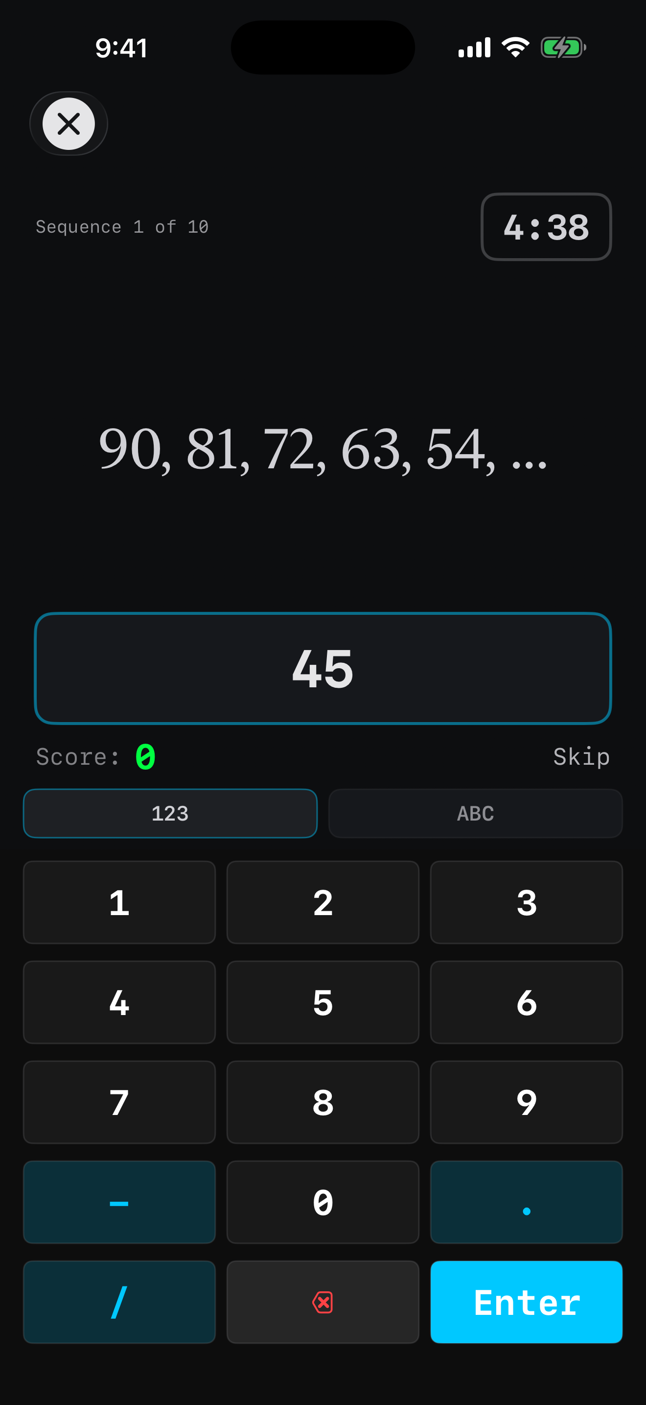 Variance: The Quant Prep App app screen 2